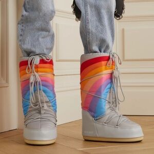 Moon Boot Icon Rainbow Snow Boots